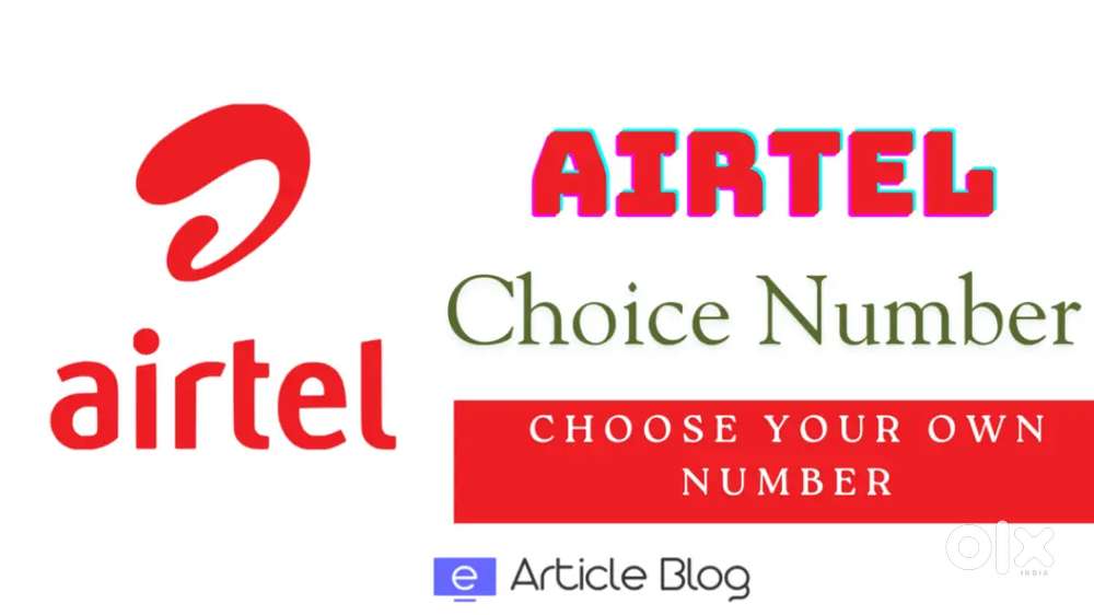 Airtel prepaid choice nambar