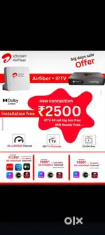 Airtel Wifi Airfiber And Dishtv