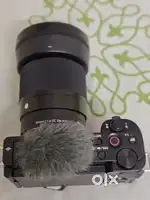 Sony zve10 camera + sigma 30mm f1.4 lens