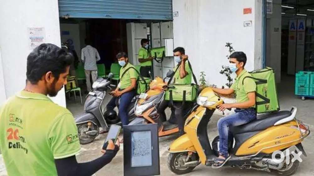 Wanted delivery Partner Full time Part time Fresher or Experience