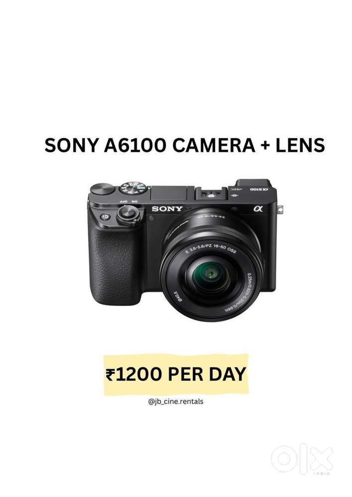 Sony a6100 camera with 16 to 50mm Rent