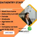 Hiring   DATAENTRY cum MIS executive