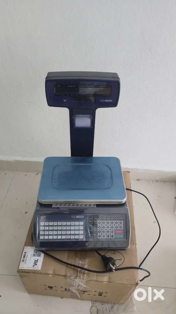 Bill printing weight machine