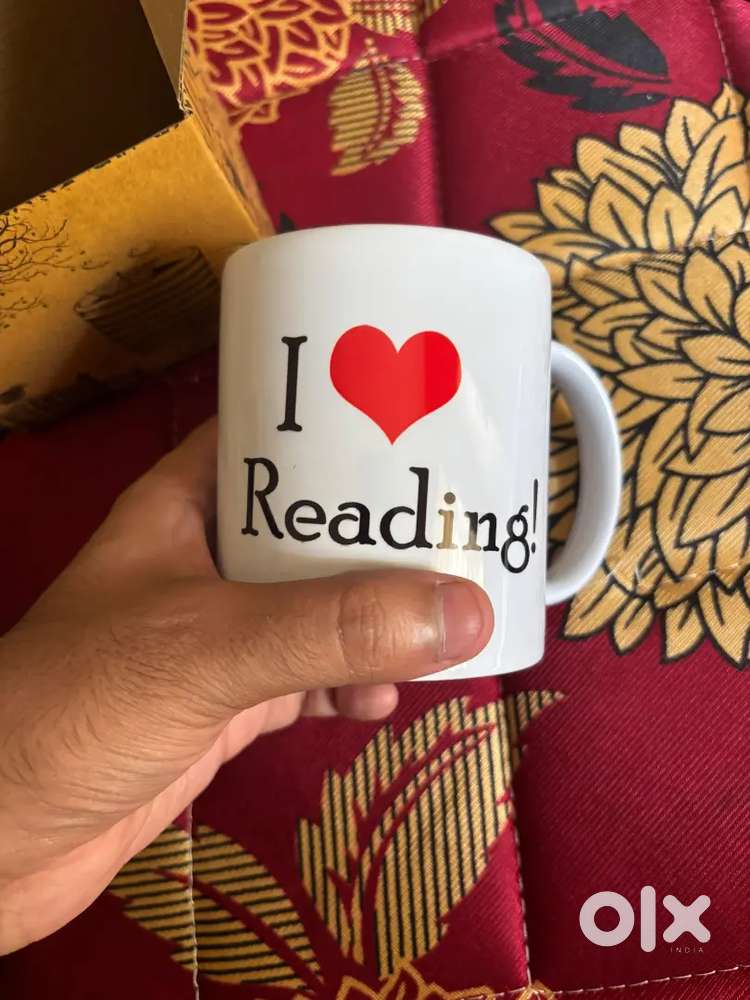 Never Used Customised Coffee Cup (I love Reading) BOAT  Rs.500  COUPON