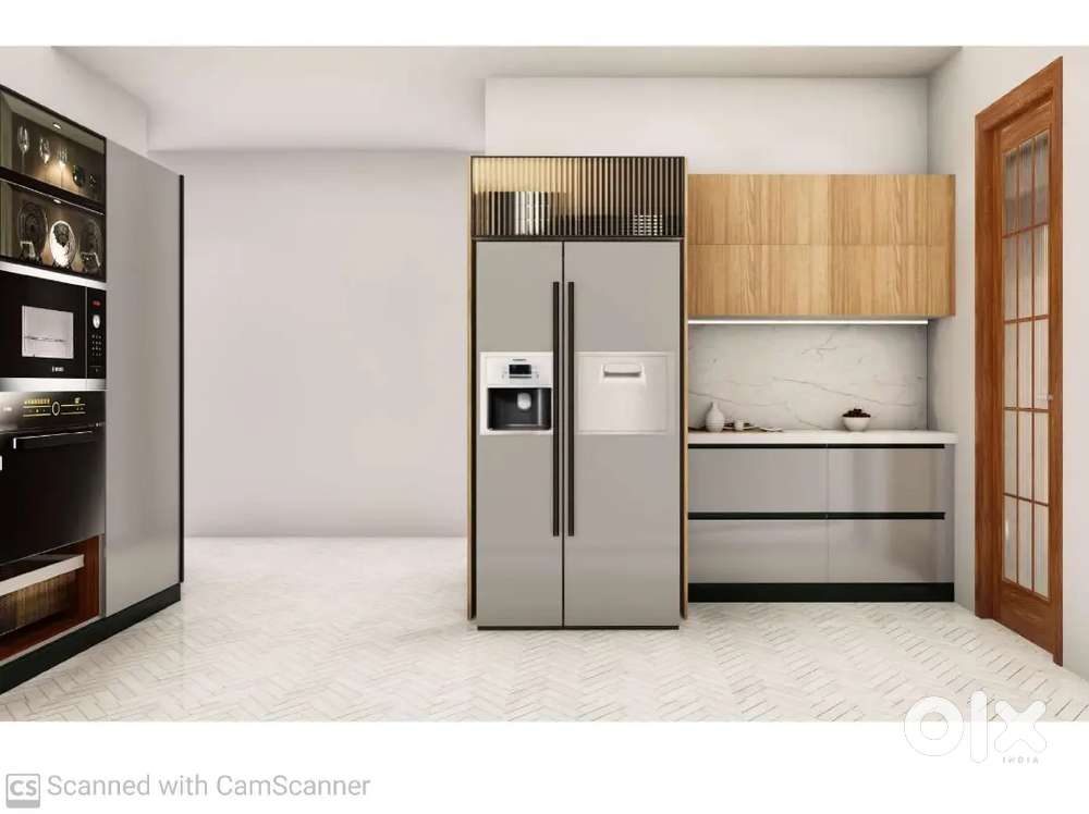 Kitchen set up with all appliances