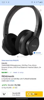 Philips TAA4216 Headphone