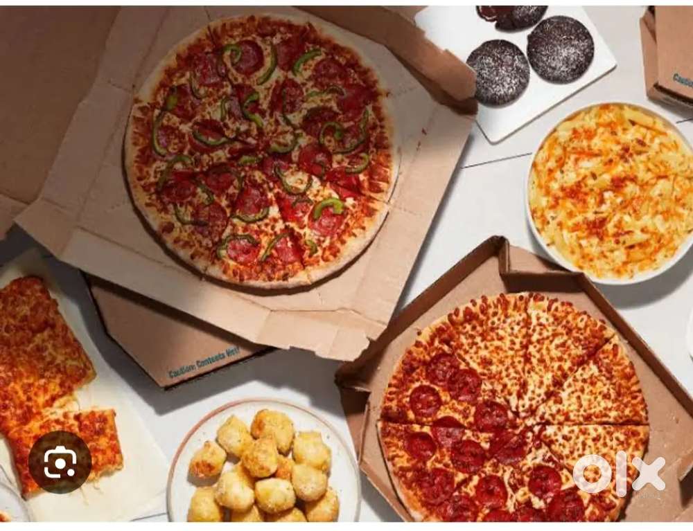 We are looking for pizza delivery makers for dominos ⁶³