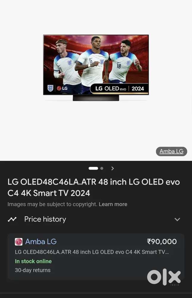 NEW LG OLED 48 C4 2025 3 YEAR WARRANTY