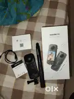 Insta 360. With orginal box and investable stick, included memory card