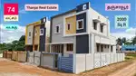 Doble floor 2portion North Facing New house for sal in thanjavur