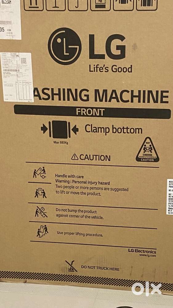 LG washing machine 8:5 kg new condition