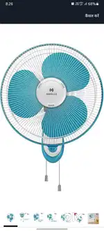 Wall mounted fan