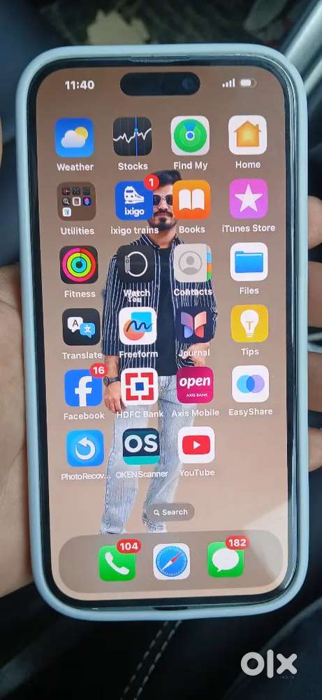 I phone 15.   15 month old