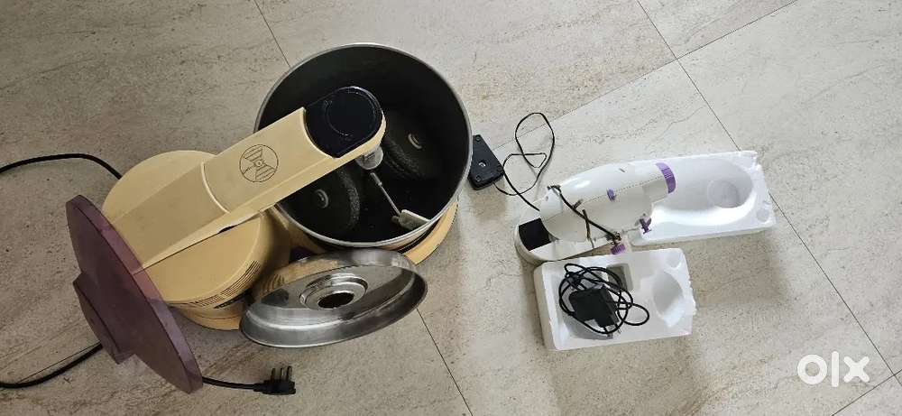wet grinder and hand sewing machine