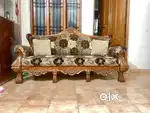 Orginal Teak Wood Sofa Set 3+2