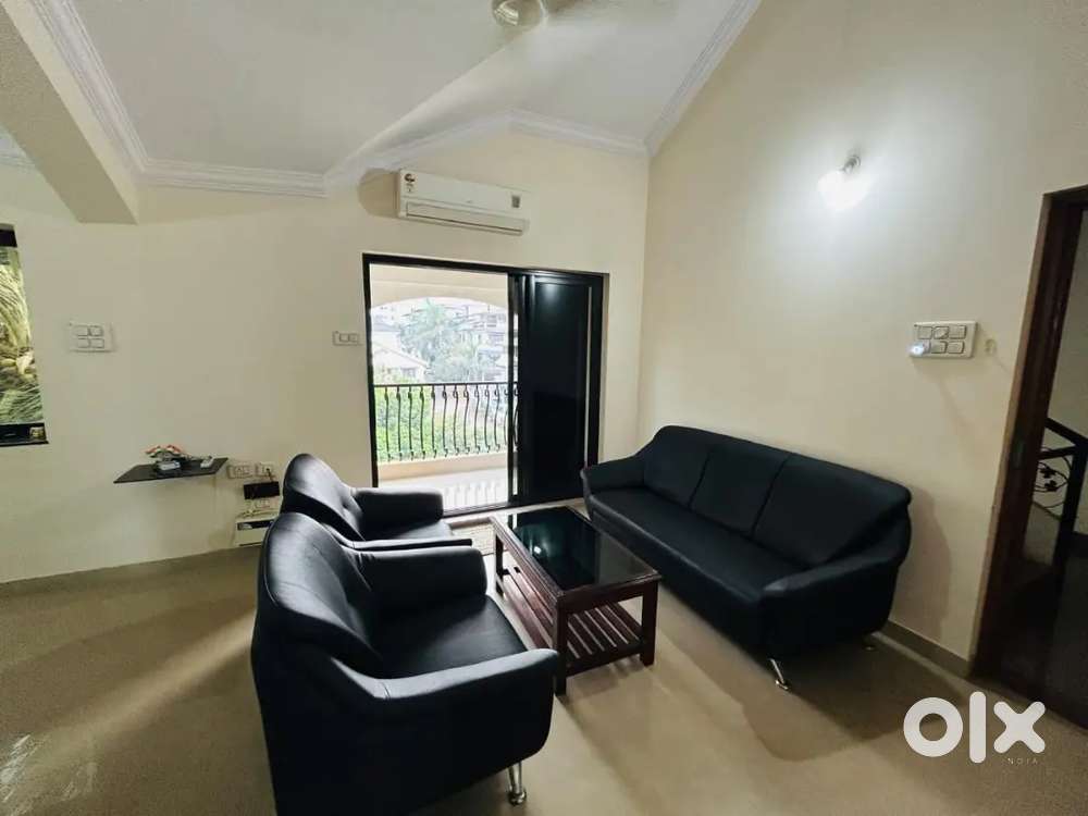 SPACIOUS 2BHK FULLY FURNISHED APARTMENT FOR SALE IN SIOLIM