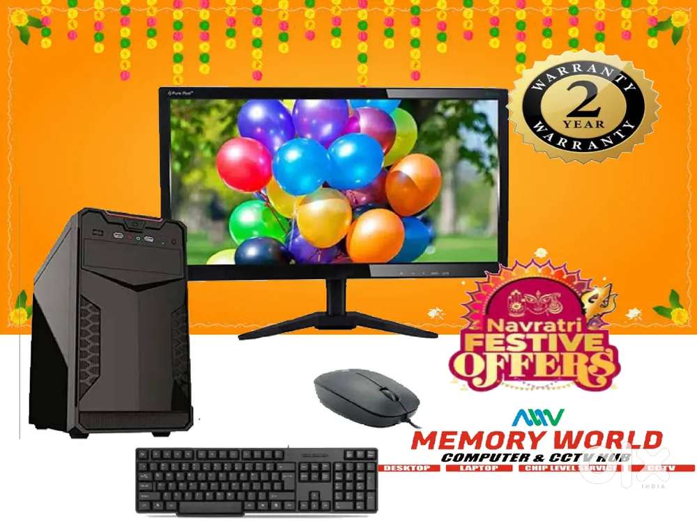 Festival offer brand new desktop set with warrenty only