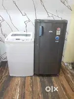 Whirlpool refrigerator & samsung daimond drum washing machine*/*
