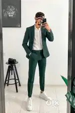 Trending Coat Pants Green Colour | Coat Pant for men