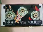 Glass top 3 burner stove for sale