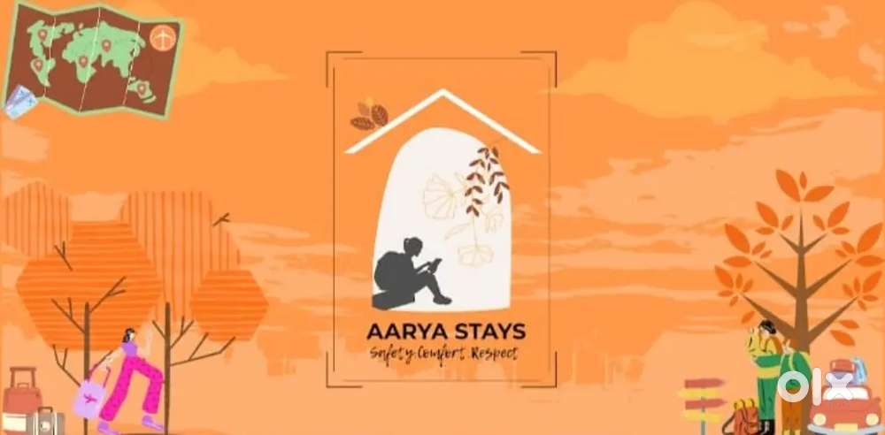 Beautiful fully furnished AC 2bhk flat for girls or families