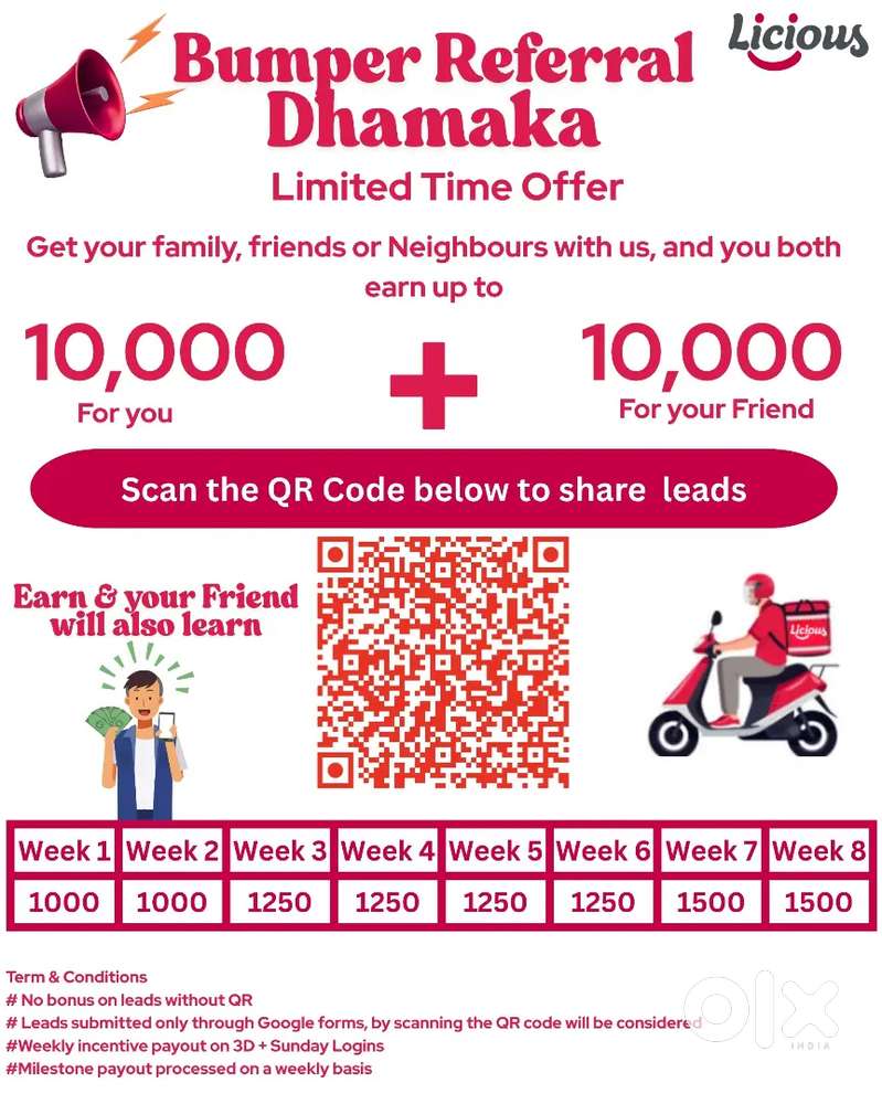 Licious delivery job