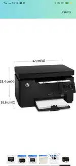 HP Laserjet M126a B&W Monochrome Printer for Office: 3-in-1 Print,