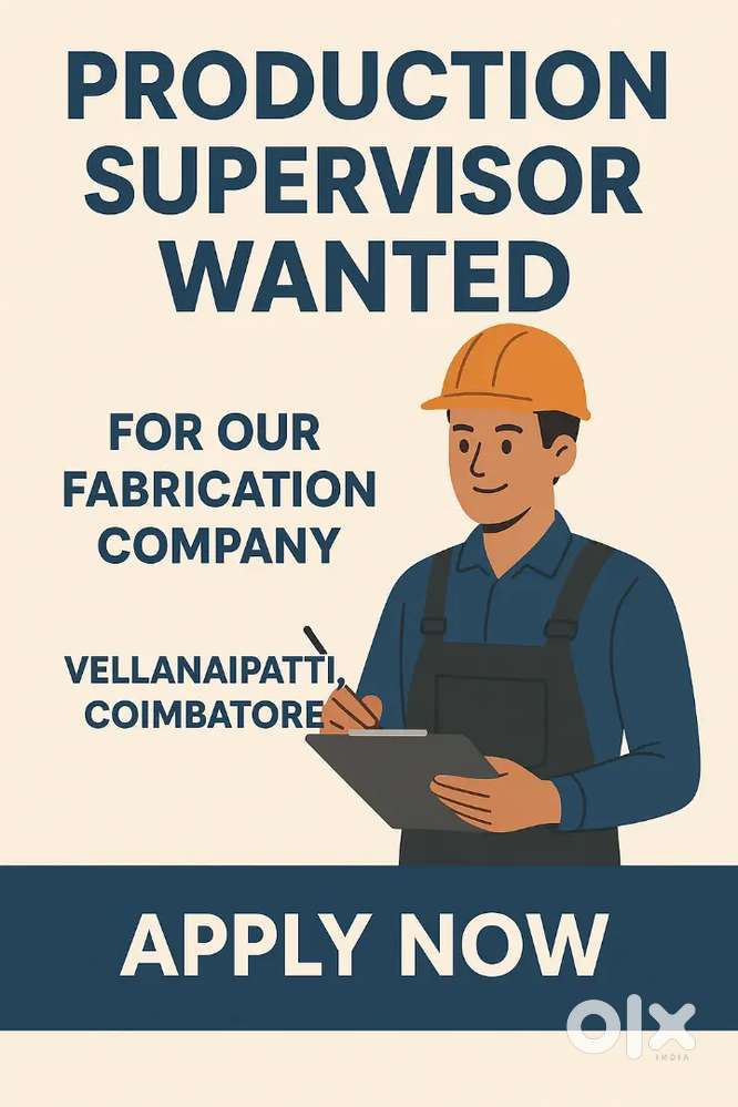 Production Supervisor wanted