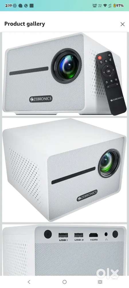 Projector  Zebronics