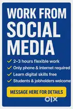 Social media  Work – No Experience Required  Free Training