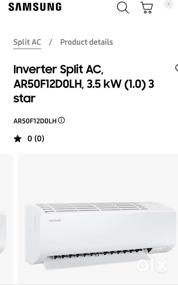 Samsung ac  1 ton 3 star