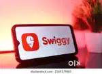 Hearing swiggy food delivery boy available