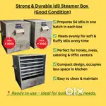 Idli Box, Dosa Tawa, Chairs, Tea Flasks, Hot Pots, Tables & Sink Sale