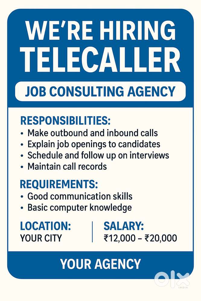 Hiring for Female Tele-Callers
