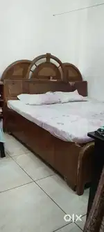 Double Bed with box and other Furniture Items @ 4000