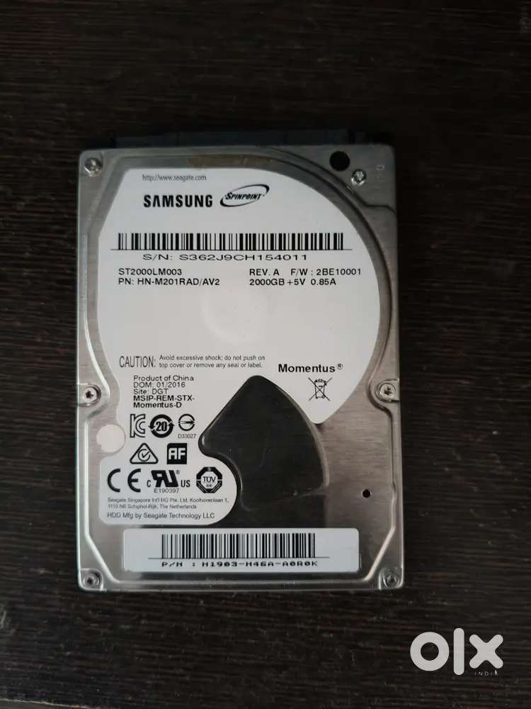 Samsung Laptop Hard Disk