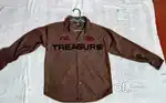 Brown shirt. Corduroy cloth