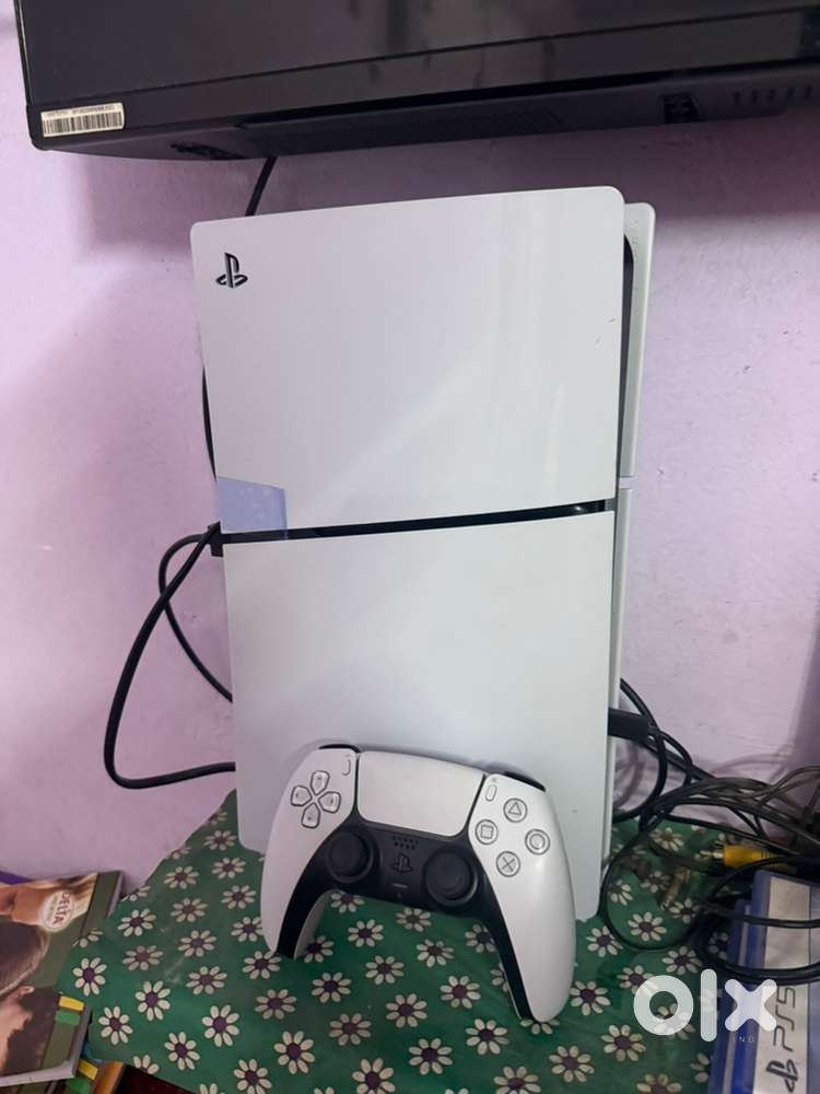 PS5 with controller