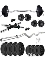 BRAND NEW DUMBBELLS AND RESISTANCE BAND SET