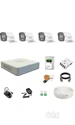 Hikvision. Color nite audio cctv setup with installation