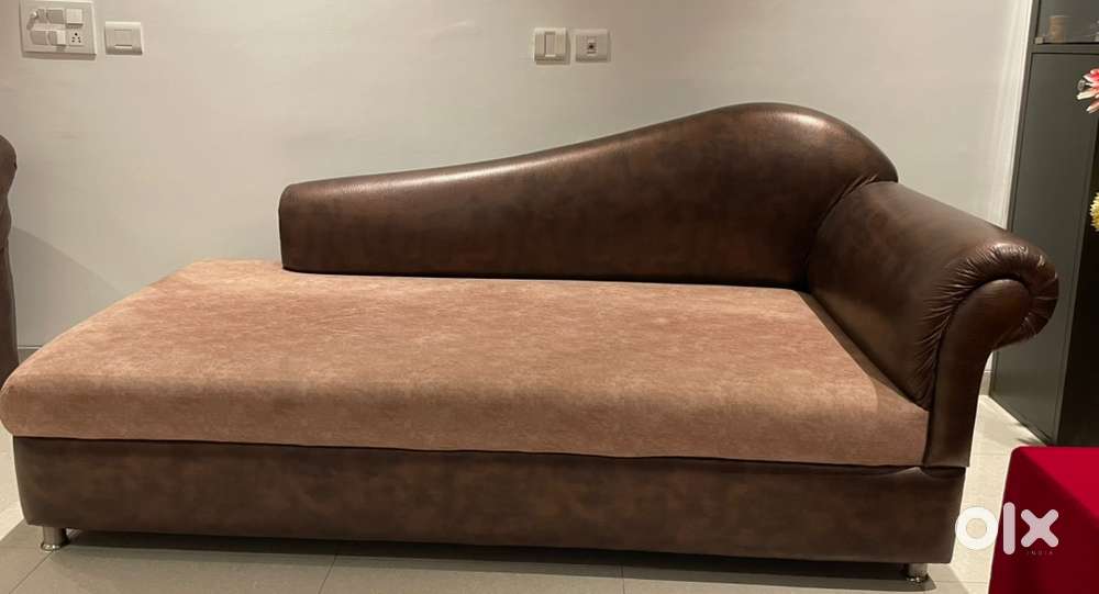 Couch with cushions