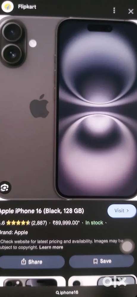 Iphone 16 128gb black