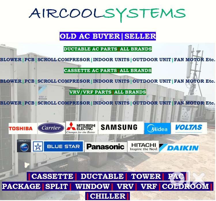 COLDROOM BUYER SELLER,WE BUY SALE ALL TYPE OF COLDROOM,WORKING & NOT W