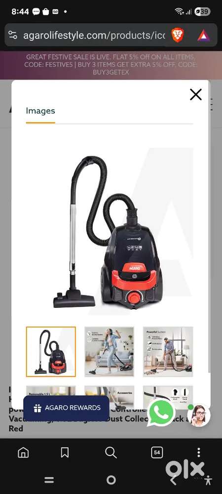 Vacuum cleaner for sale