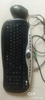 LG wired keyboard and mouse. PS2 port