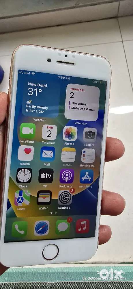 Iphone 8 white colour 64GB