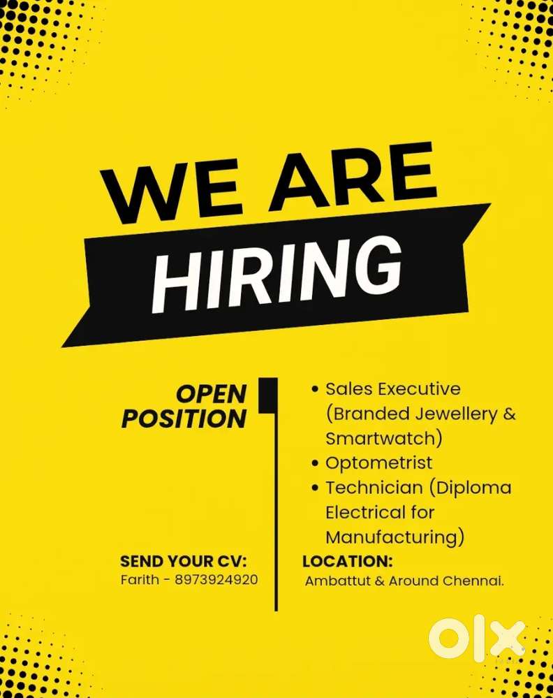 Sales Executive & Technician