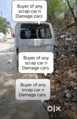 We buy all scrap car scrap car n Damage cars n waste cars