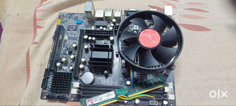 Zebronics mother board with 2gb ram and processor