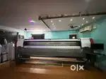 Flex printing machine with full setup
